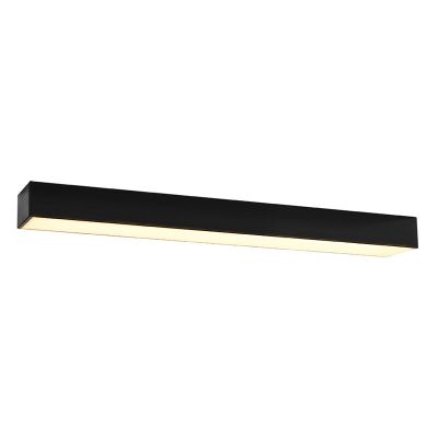 Candeeiro de teto de alumínio preto, Mascha, 22W, LED 3000K