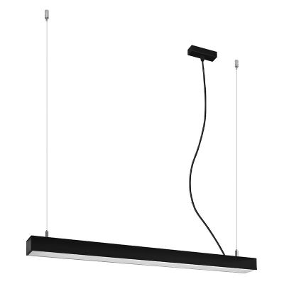 Candeeiro suspenso de alumínio preto, Mascha, 31W, LED 3000K