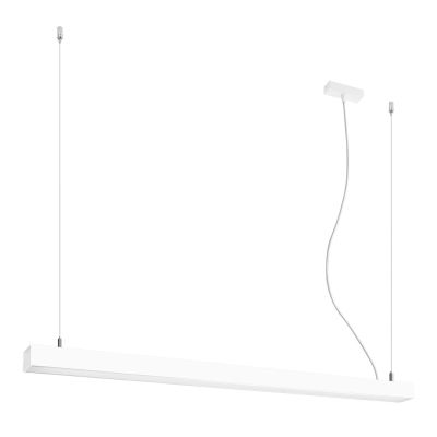 Candeeiro suspenso de alumínio branco, Mascha, 38W, LED 3000K