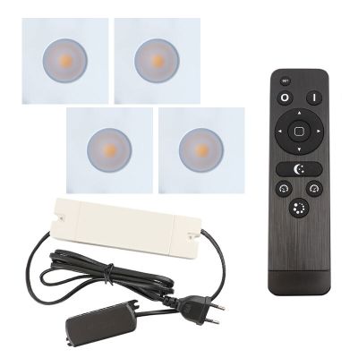 Foco de encastrar de veranda de alumínio branco, Dico, 12W, LED 2700K, IP65, com comando à distância