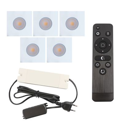Foco de encastrar de veranda de alumínio branco, Dico, 15W, LED 2700K, IP65, com comando à distância