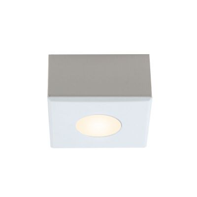 Aplique de teto de veranda de alumínio branco, Fredo, 3W, LED 2700K, IP44
