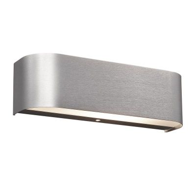 Candeeiro up down de vidro cinzento, Tomaso, 3,1W, LED 3000K