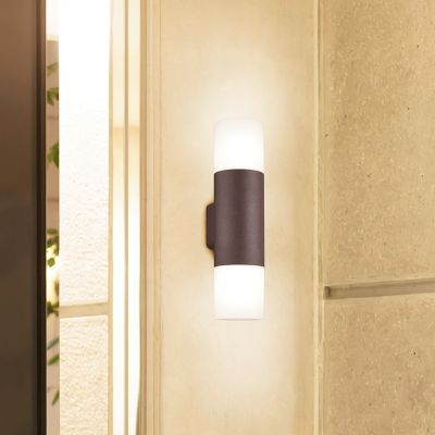 Candeeiro para exterior moderno cor de ferrugem, Fjelso, IP44