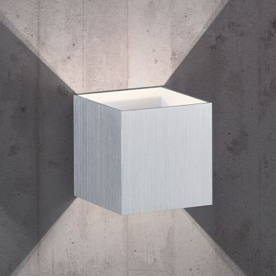 Candeeiro up down moderno cinzento, Eva, 4,3W, LED 3000K