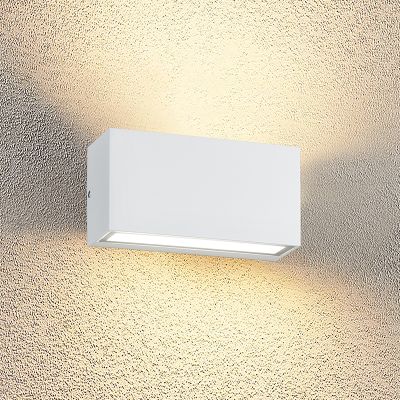 Candeeiro para exterior moderno branco, Seby, 10W, LED 3000K, IP65