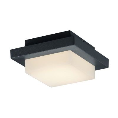 Candeeiro para exterior de alumínio antracite, Bletchley, 3,5W, LED 3000K, IP54