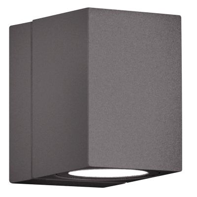 Candeeiro para exterior de alumínio antracite, Brixham, 3W, LED 3000K, IP54