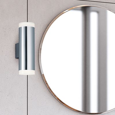 Aplique de parede moderno cromo, Spjald, 4W, LED 3000K, IP44