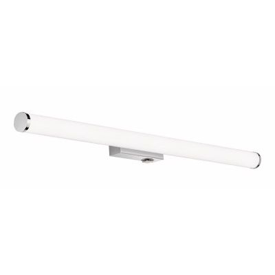 Iluminação para espelho moderna cromo, Staby, 8,6W, LED 3000K, IP44, com interruptor