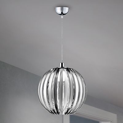 Candeeiro suspenso design cromo, Latanya