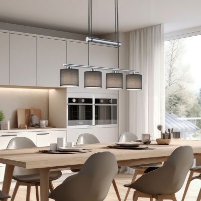 Candeeiro suspenso de metal níquel, Nordby