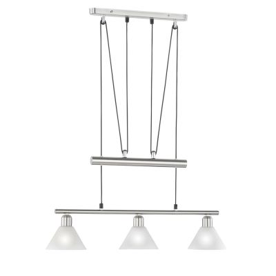 Candeeiro suspenso clássico níquel, Portland