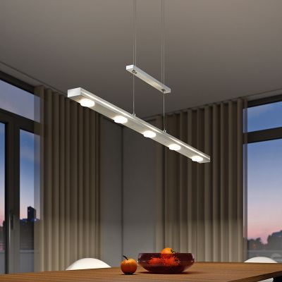 Candeeiro suspenso moderno níquel, Awa, 3,5W, LED ajustável de branco quente a branco frio