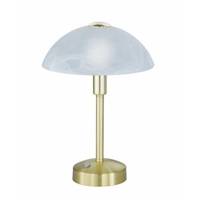 Candeeiro de banqueiro clássico latão, Notaris, 4W, LED 3000K, com interruptor