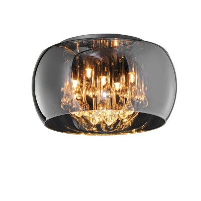 Plafon moderno cromo, Capucine
