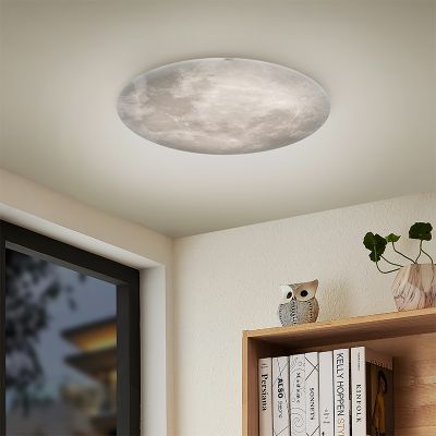 Plafon moderno branco, Fly, 22W, LED 3000K, com comando à distância