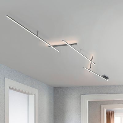 Plafon design níquel, Kandla, 6W, LED 3000K