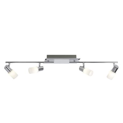 Foco de teto de vidro cinzento, Morely, 4,3W, LED 3000K