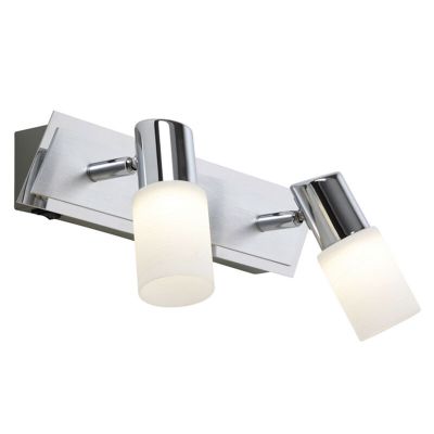 Foco de teto de vidro cinzento, Morely, 4,3W, LED 3000K, com interruptor