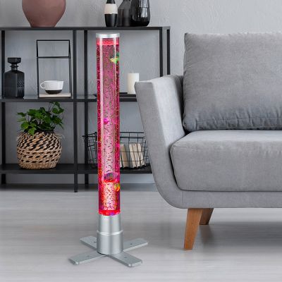 Candeeiro de mesa quarto infantil moderno prateado, Nautica, 2,4W, LED 3000K, com interruptor