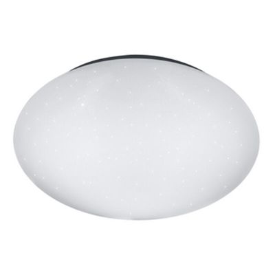 Plafon de plástico branco, Vanysia, 12W, LED 4000K, IP44