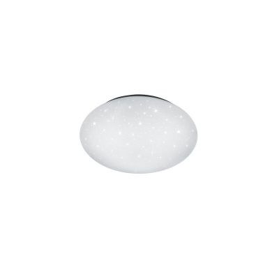 Plafon de plástico branco, Vanysia, 18W, LED 4000K, IP44