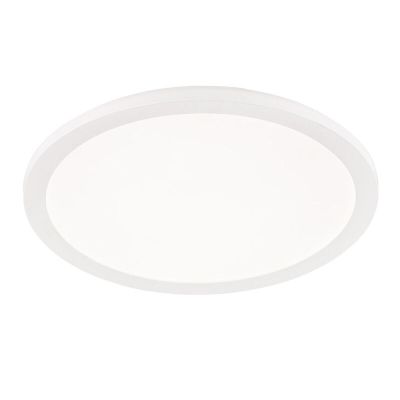 Plafon moderno branco, Gistrup, 24W, LED 3000K, IP44