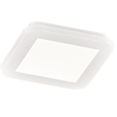 Plafon moderno branco, Gistrup, 10W, LED 3000K, IP44