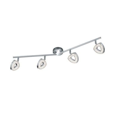 Aplique de parede moderno cromo, Vayannah, 4,5W, LED 3000K