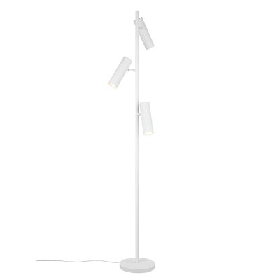 Candeeiro de pé moderno branco, Sieb, com interruptor