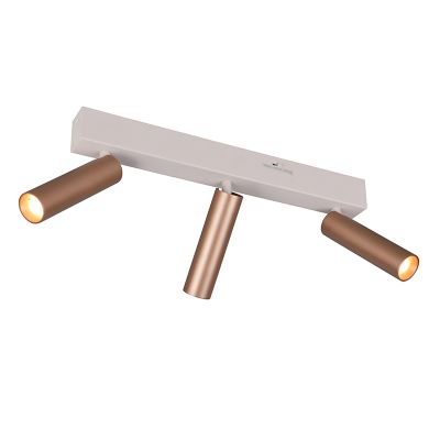 Foco de teto moderno castanho, Smail, 5,5W, LED white switch, regulável em 3 níveis