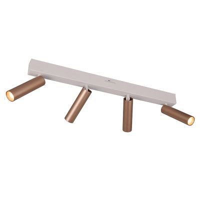 Foco de teto moderno castanho, Smail, 5,5W, LED white switch, regulável em 3 níveis