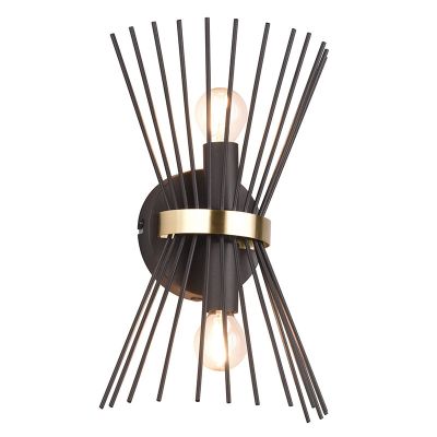 Aplique de parede industrial preto, Fransiscus