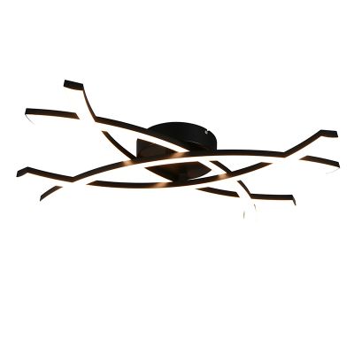 Plafon design preto, Carien, 22W, LED 3000K
