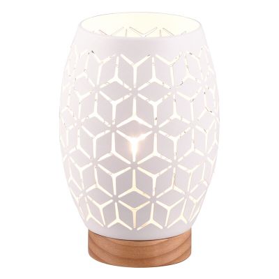 Candeeiro de mesa moderno branco, Delana