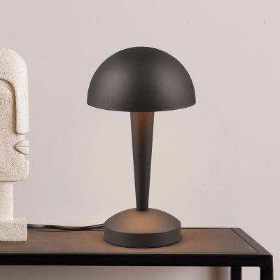 Candeeiro de mesa moderno preto, Delila, com dimmer tátil