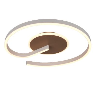 Candeeiro de teto design castanho, Ymer, 21W, LED white switch, regulável em 3 níveis