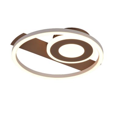 Plafon design castanho, Jantuano, 22W, LED 3000K