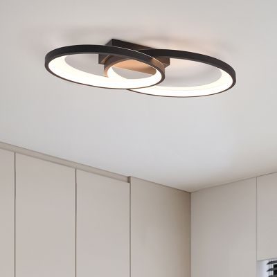 Plafon moderno preto, Ersan, 25W, LED 3000K