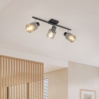 Foco de teto design preto, Jisse