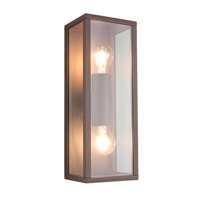 Candeeiro para exterior moderno cor de ferrugem, Sanna, IP44