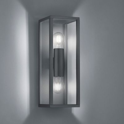 Candeeiro para exterior industrial antracite, Sanna, IP44