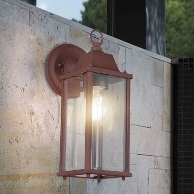 Candeeiro para exterior industrial cor de ferrugem, Celeste, IP23