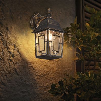Candeeiro para exterior clássico cor de ferrugem, Viyan, IP23