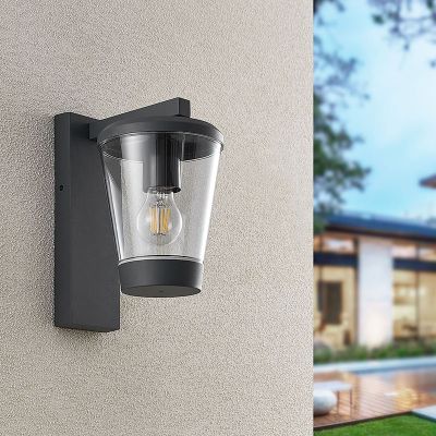 Candeeiro para exterior moderno antracite, Kerstin, IP44