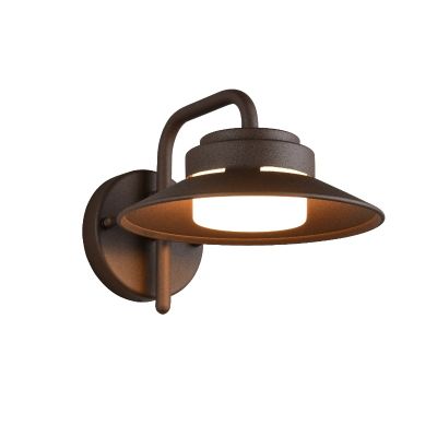 Candeeiro para exterior moderno cor de ferrugem, Perihan, IP44
