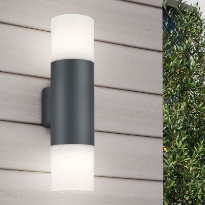 Candeeiro para exterior moderno antracite, Fjelso, IP44