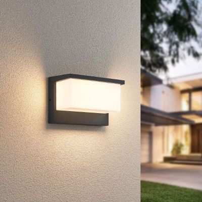Candeeiro para exterior moderno antracite, Slimane, 13W, LED 3000K, IP54
