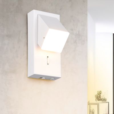 Aplique de parede moderno branco, Lok, 3W, LED 3000K